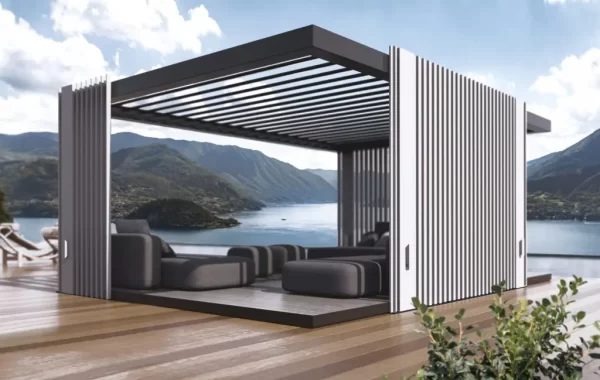 pergole bioclimatiche da giardino veranda Nonsolotende