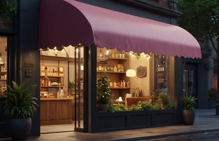 Tende a cappottina per negozio in ticino