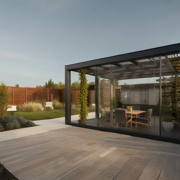 Pergola bioclimatica per casa in ticino