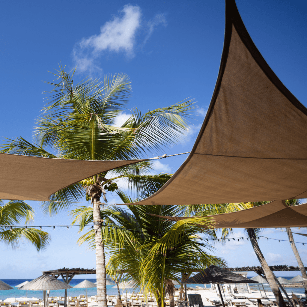 Tenda a vela per giardino