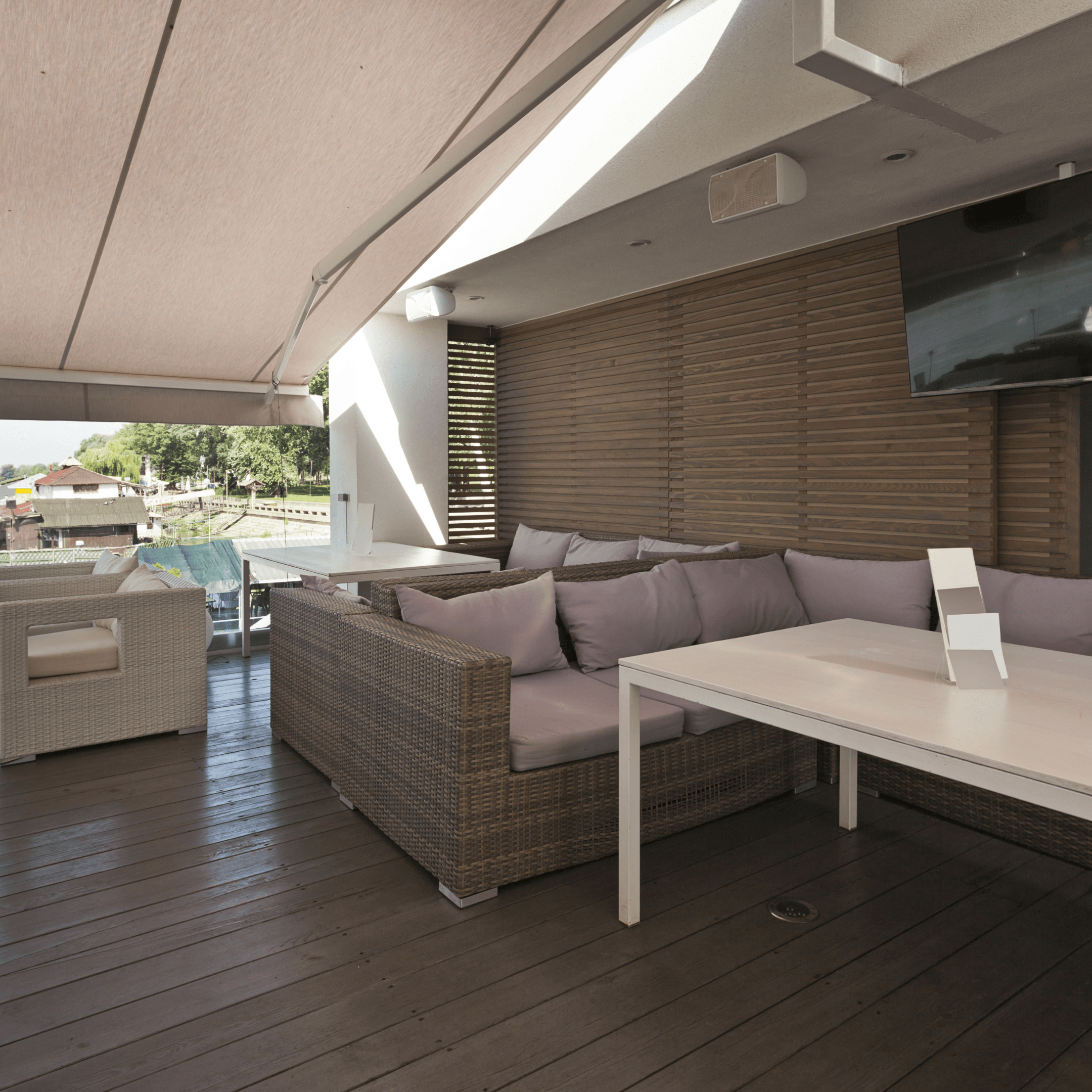 Tende per terrazzi di case private